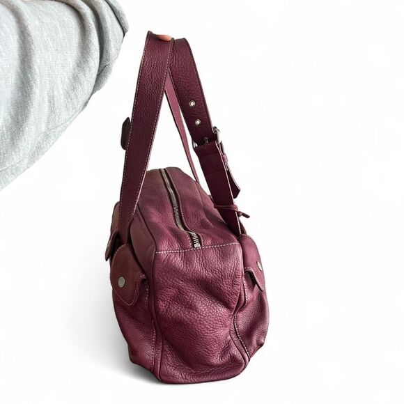 Sigrid Olsen Pebbled Leather Shoulder Satchel - Picture 2 of 6